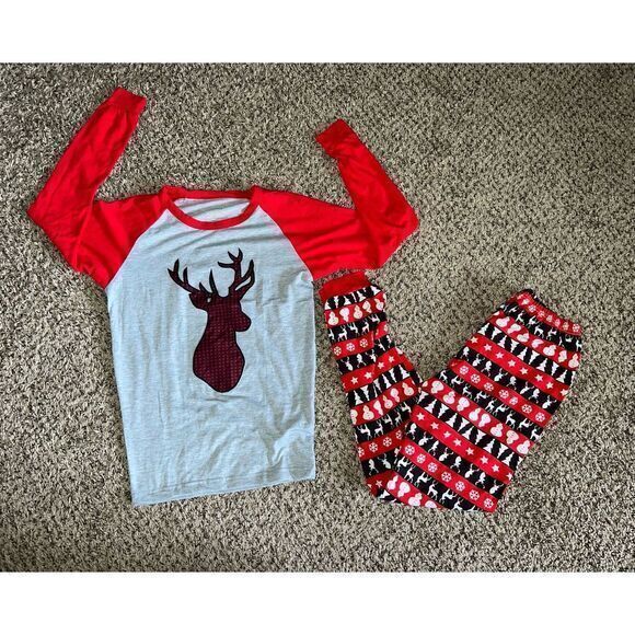 NWOT Shelby Christmas Girls Pajama set size‎ 14 - Picture 1 of 7